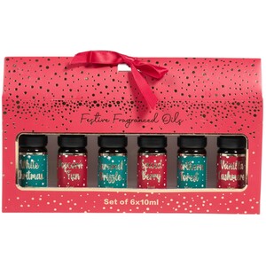 Set of 6 Festive Fragranced Oils