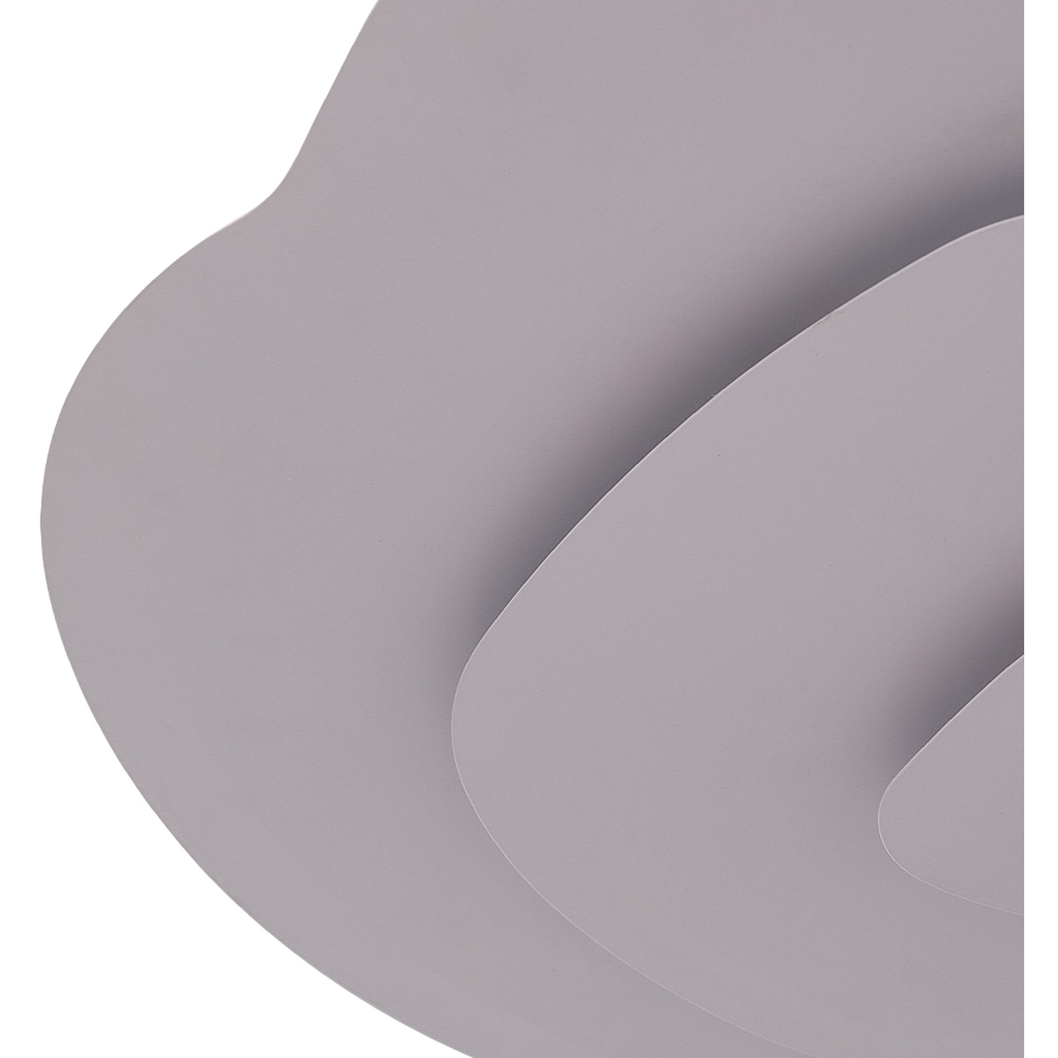 Livingandhome 40w Led Multi-layered Ring Ceiling Light With Remote Control - White