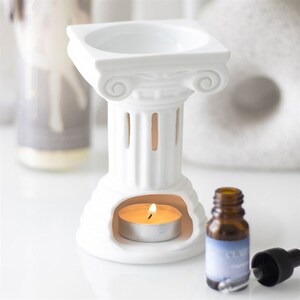 Grecian Column Oil Burner And Wax Warmer