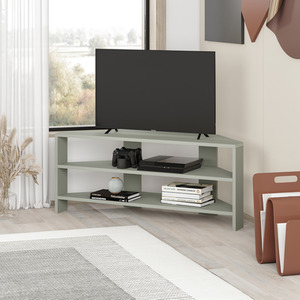 Green Thales Corner TV Stand shot 10602460