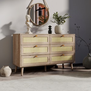 Willow Rattan 6 Drawer Chest of Drawers