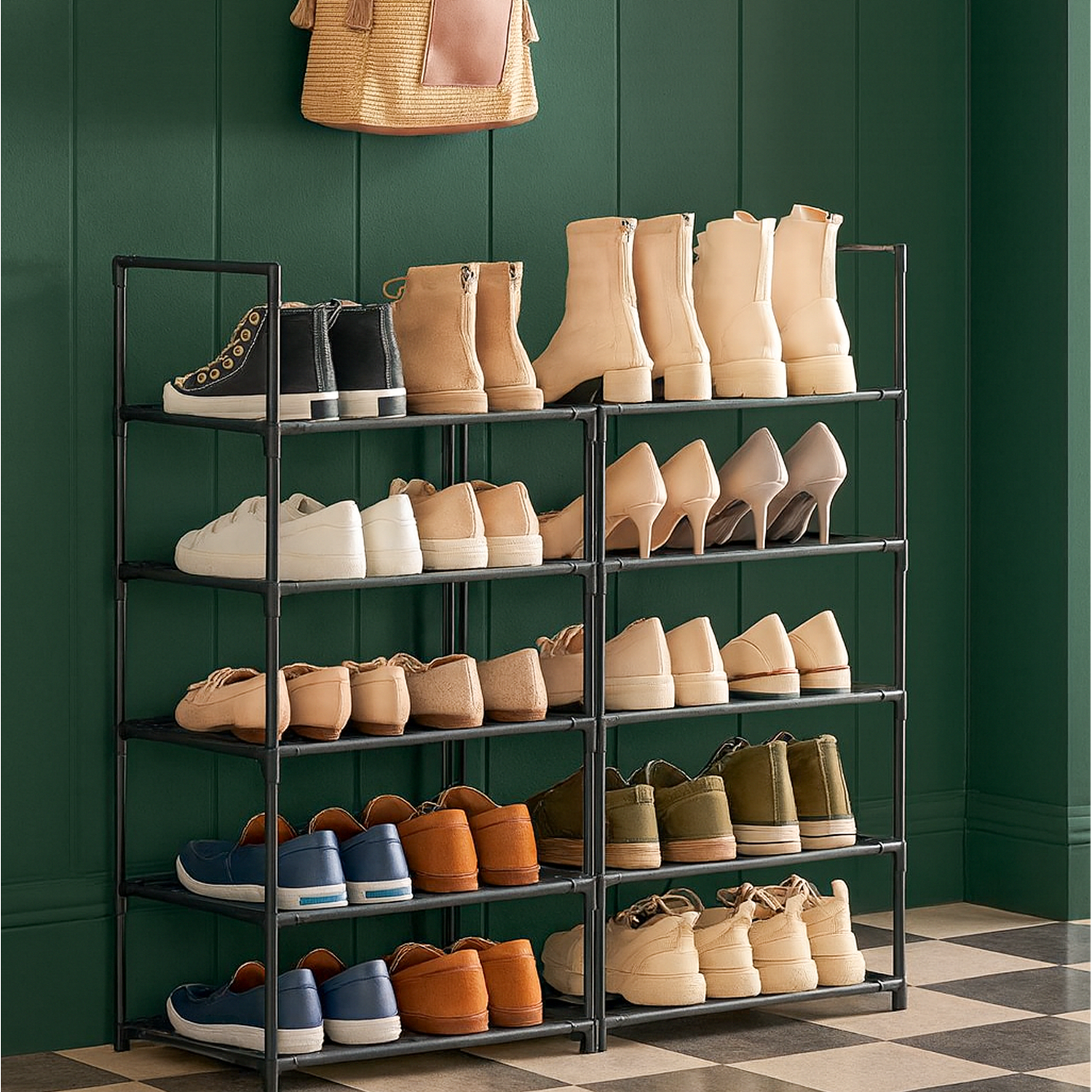 Stackable 10 Tier Shoe Rack