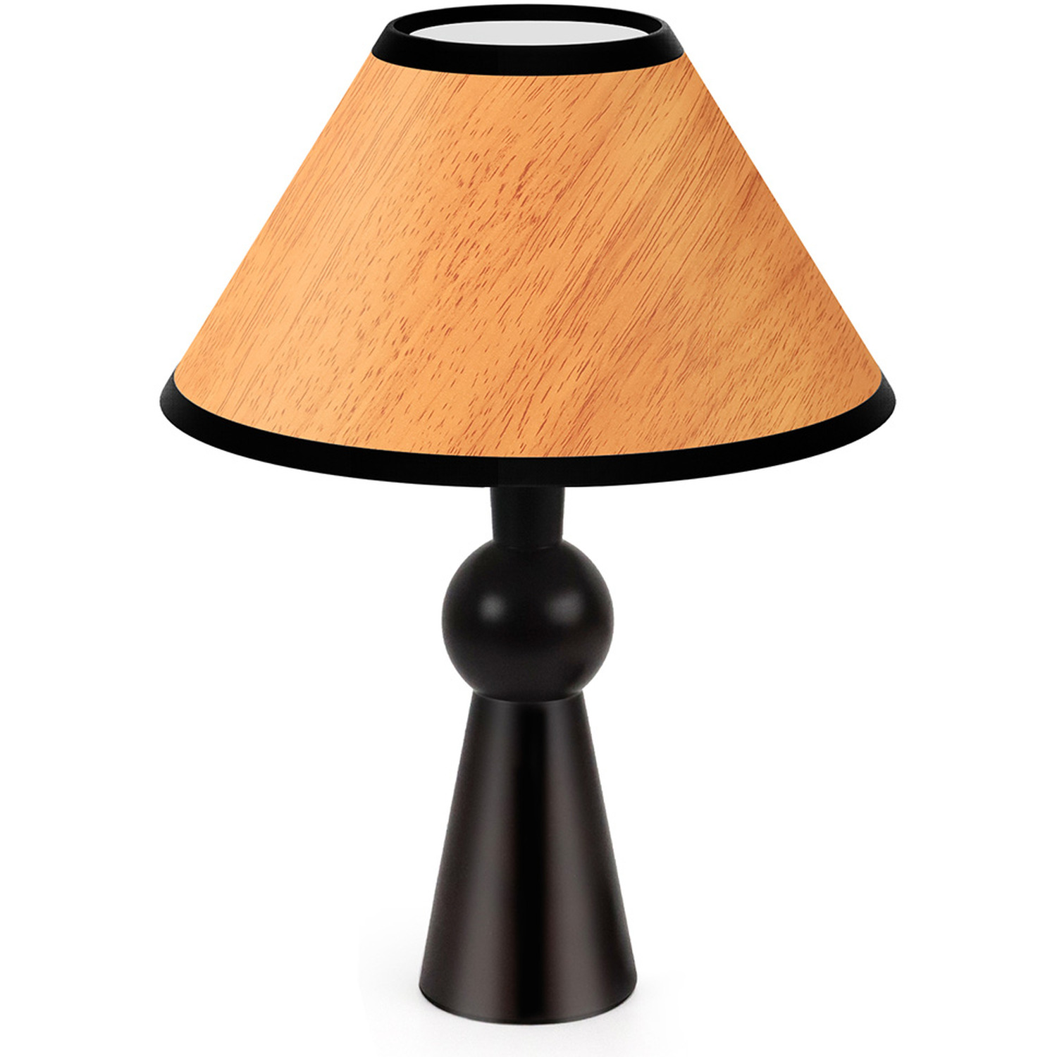 Image of Wooden Table Lamp with E27 Bulb&hellip;