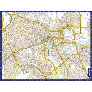 Great Britain A Z Map of Peterborough 1000 Piece Jigsaw Puzzle Exclusive