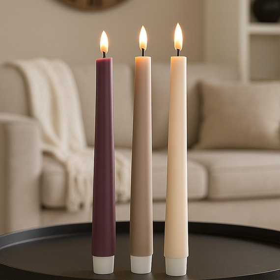 Elegant Tapered LED Candles