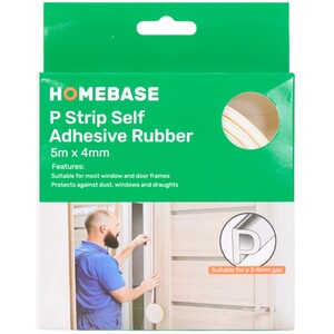 P Strip Self Adhesive Rubber
