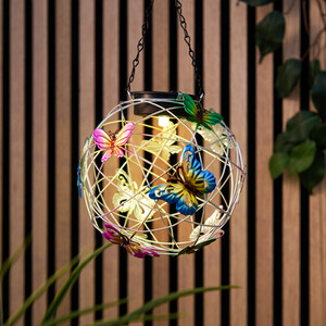 Solar Butterfly Hanging Ball Light