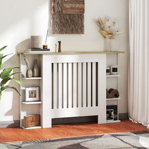 HOMCOM Radiator Cover with Open Storage Shelves 820-496V00WT
