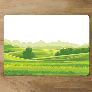 Landscape illustration Designer Placemat Set