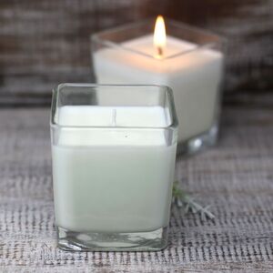 White Label Soy Wax Jar Candle Bamboo