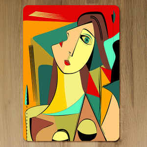 Abstract portrait Designer Placemat Set