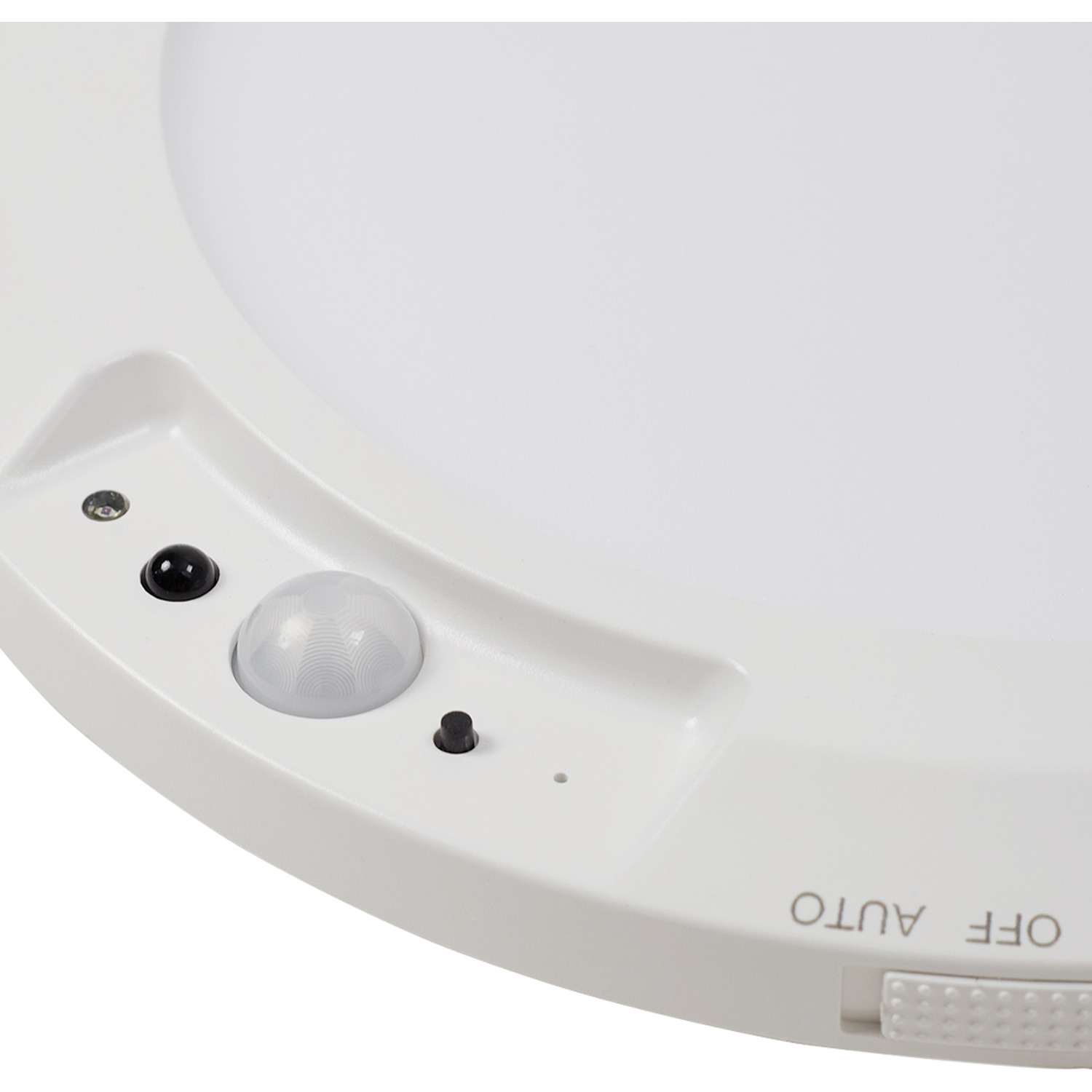 Rechargeable Led Motion Sensor Ceiling Light With Remote Control - White