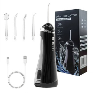 Portable Oral Irrigator Water Flosser 300ml Dental Cleaning Device