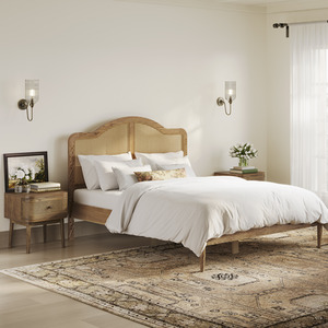 Claude Smoked Double Bed