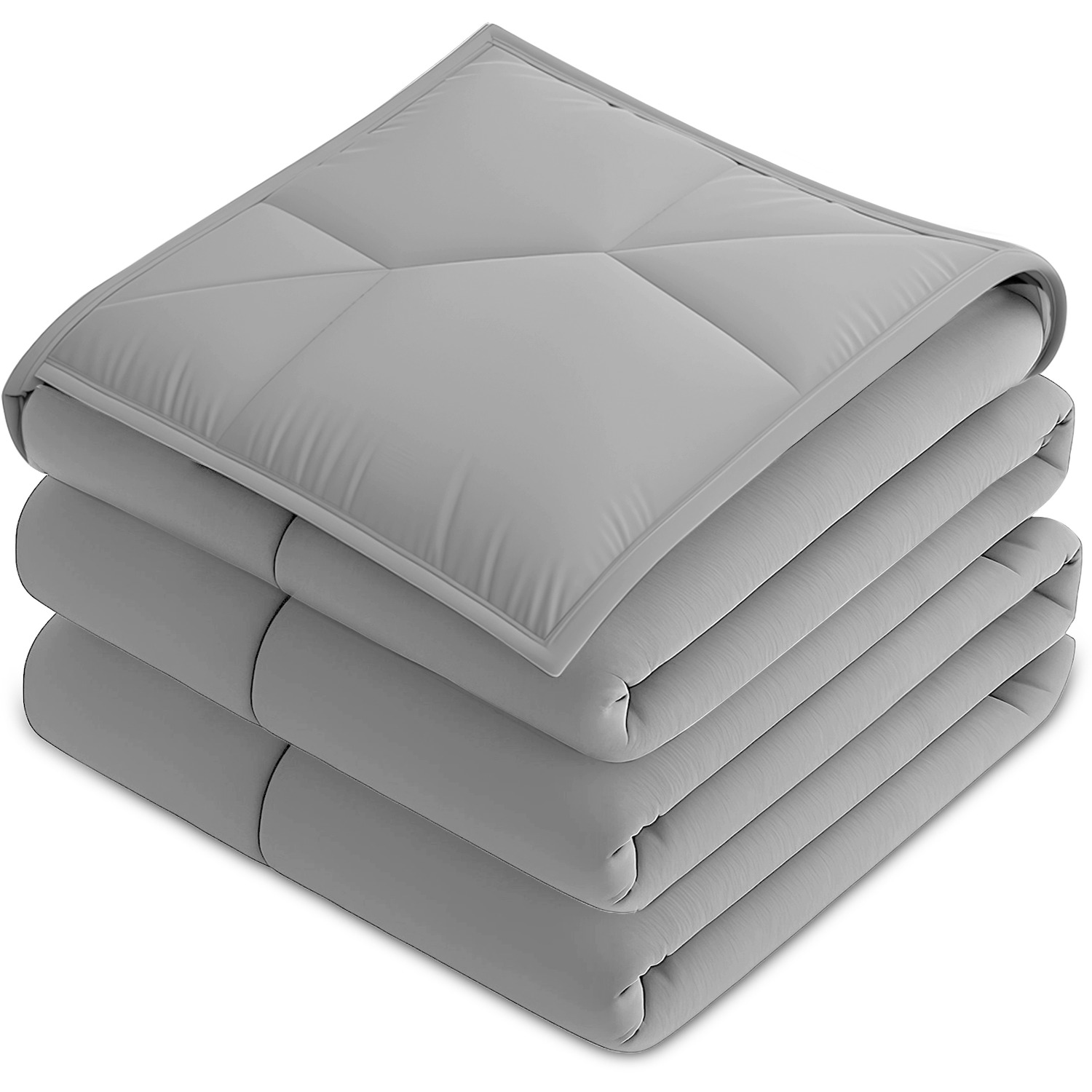 10 5 Tog Premium Microfibre Duvet - Grey King