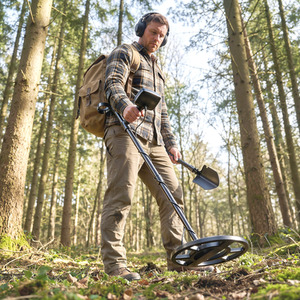 Outsunny 5 Modes Metal Detector for Adults with IP68 Waterproof Search Coil