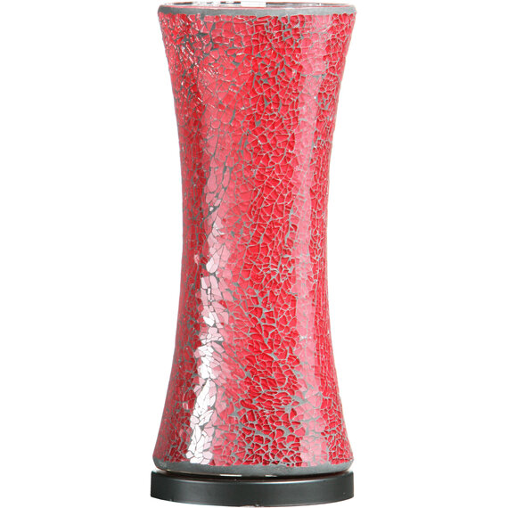 Rias Mosaic Red Glass Lamp