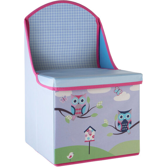 Childrens Owl Design Storage Seat