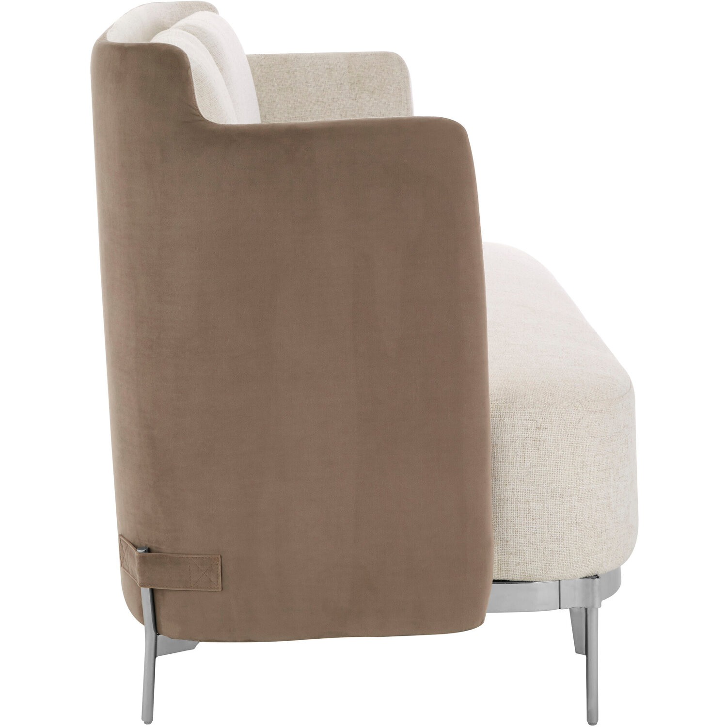 Piermount Ivory And Mink 2 Seater Sofa - White