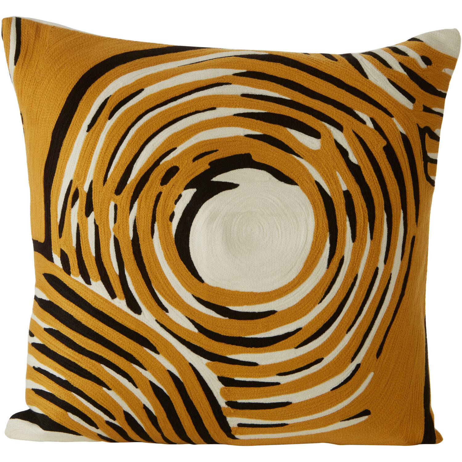 Bosie Ozella Circular Design Embroidered Cushion - Multicolour