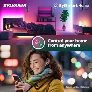 Sylvania Smart Lamps Smart LED Light Bulb E27 470 Lumens WiFi Tuneable White Cle