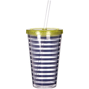 Mimo Stripe 450ml Drinks Cup