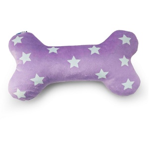 HugglePets Party Pup Squeaky Bone Dog Toy - Lime