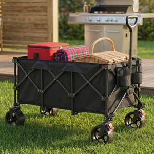 Foldable Trolley, Heavy Duty Cart, Camping Trolley for Outdoor