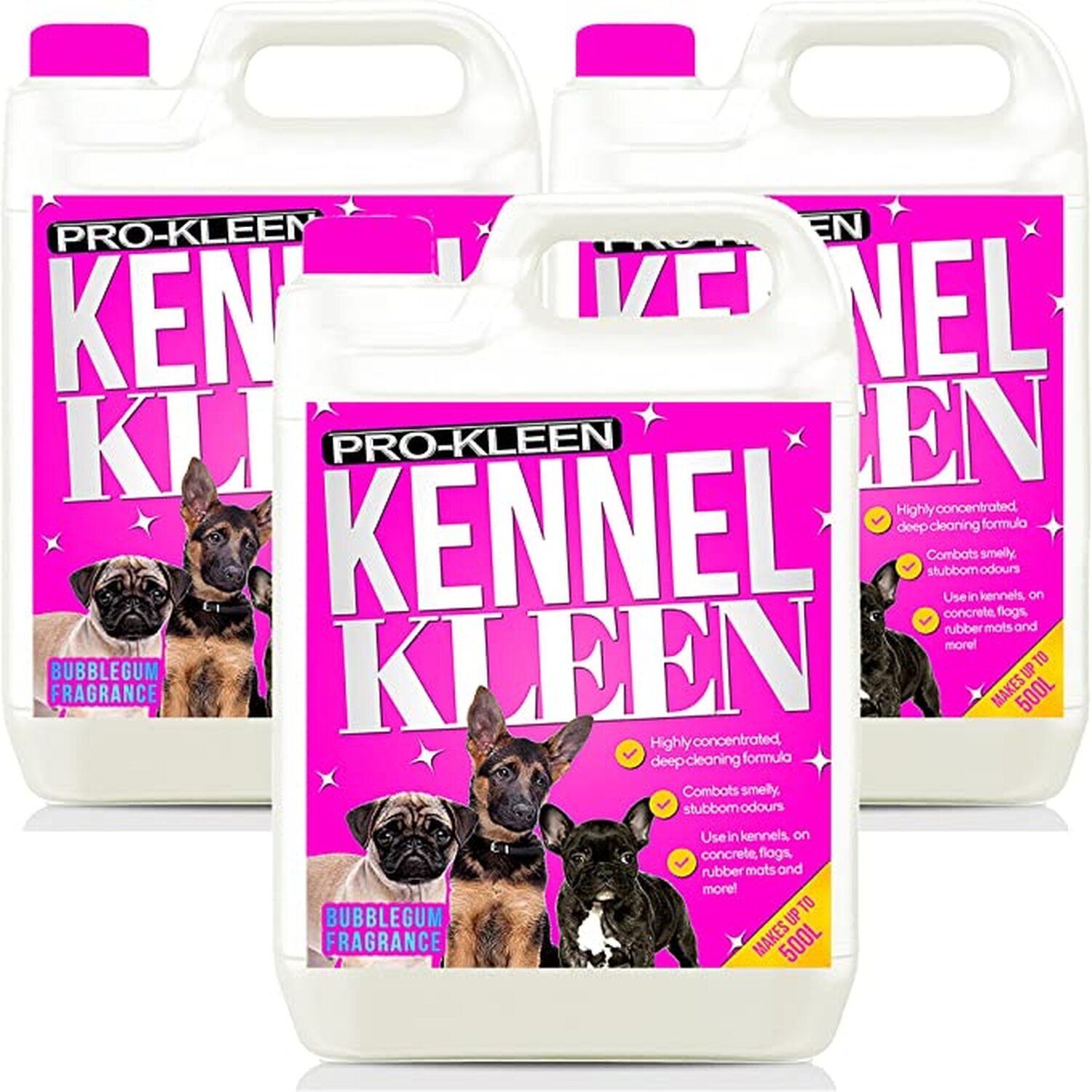 Pro-Kleen Kennel Disinfectant Cleaner Sanitiser and Deodoriser Bubblegum - Bubblegum / 15l