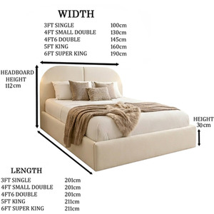 Luxury Plush Velvet Dolores Upholstered Bed Frame