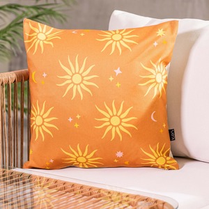 2 Pack Cushion 43x43 Kyoto Fabric, Summer Sun
