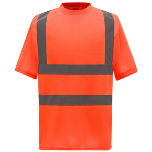 Yoko Unisex Adult Hi-Vis Safety Short-Sleeved T-Shirt