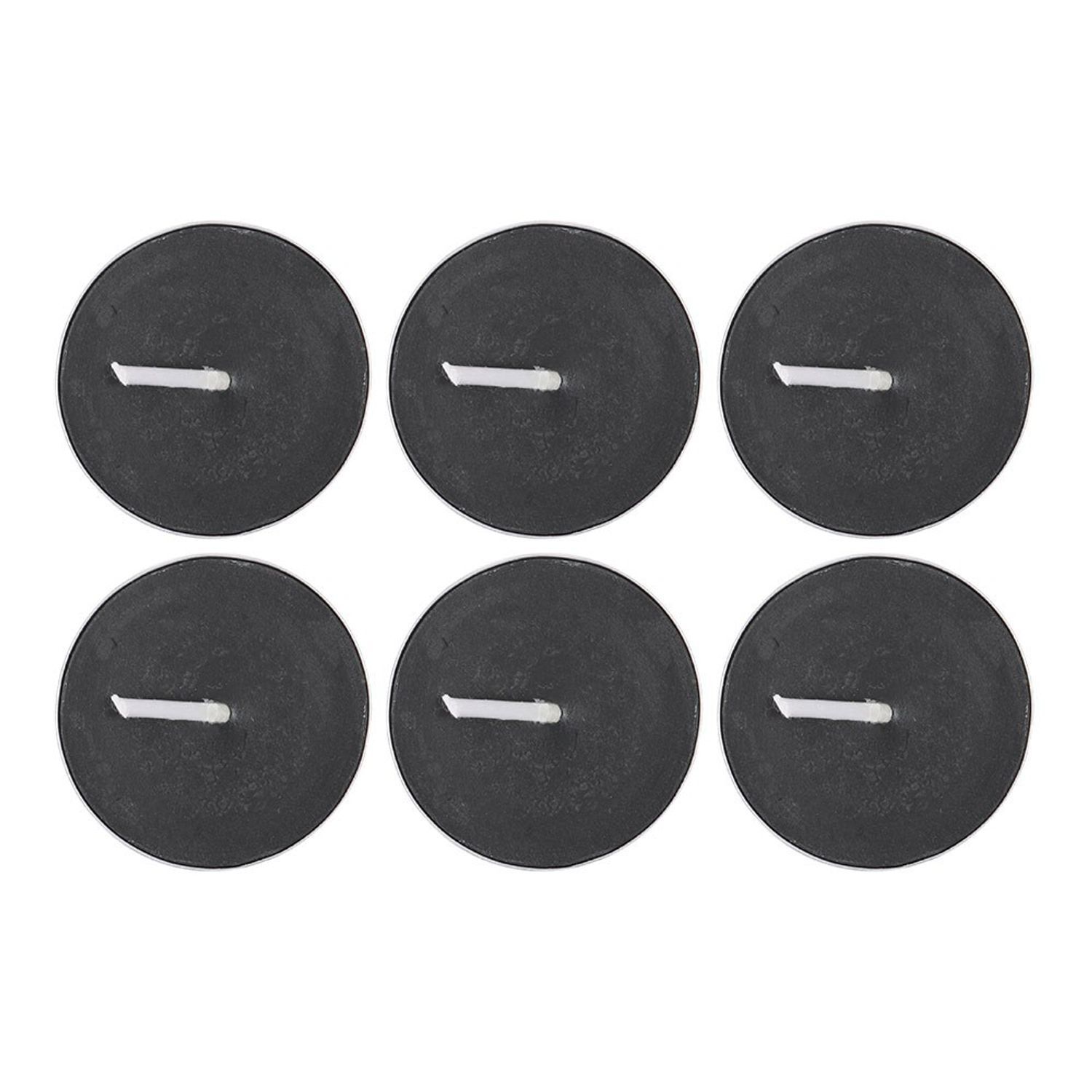 Something Different Dark Romance Candles (Pack Of 6) - Silver