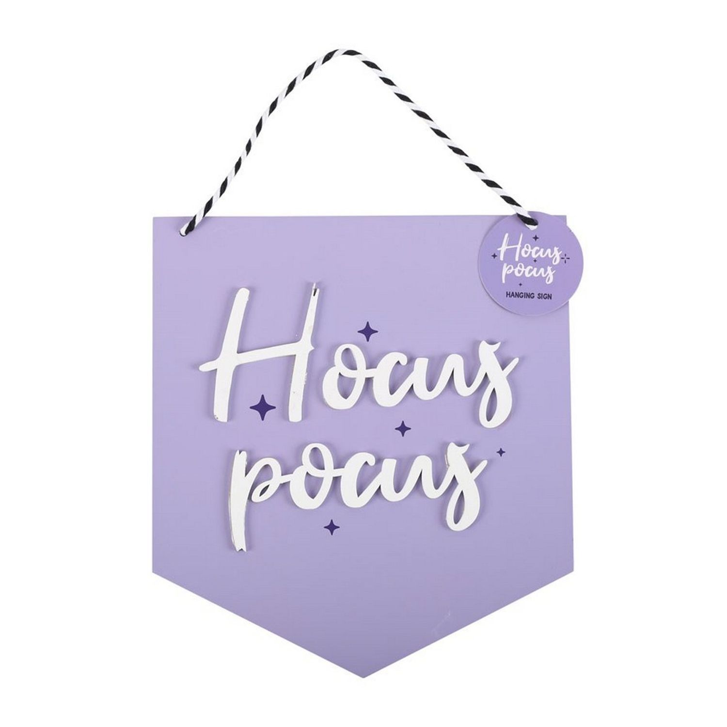  - Something Different Hocus Pocus Hanging Sign Purple (One Size) - Image 3