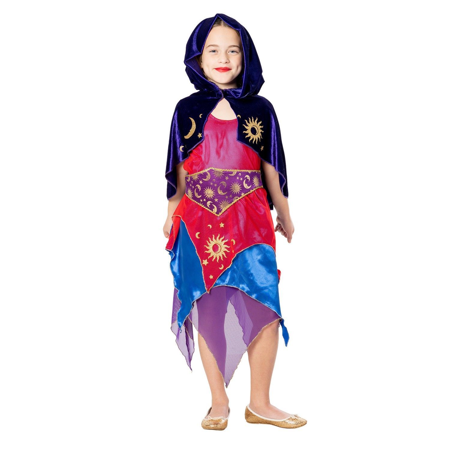 Bristol Novelty Childrens/Kids Sorceress Costume Dress Set - Multicoloured / 3+ / One_size