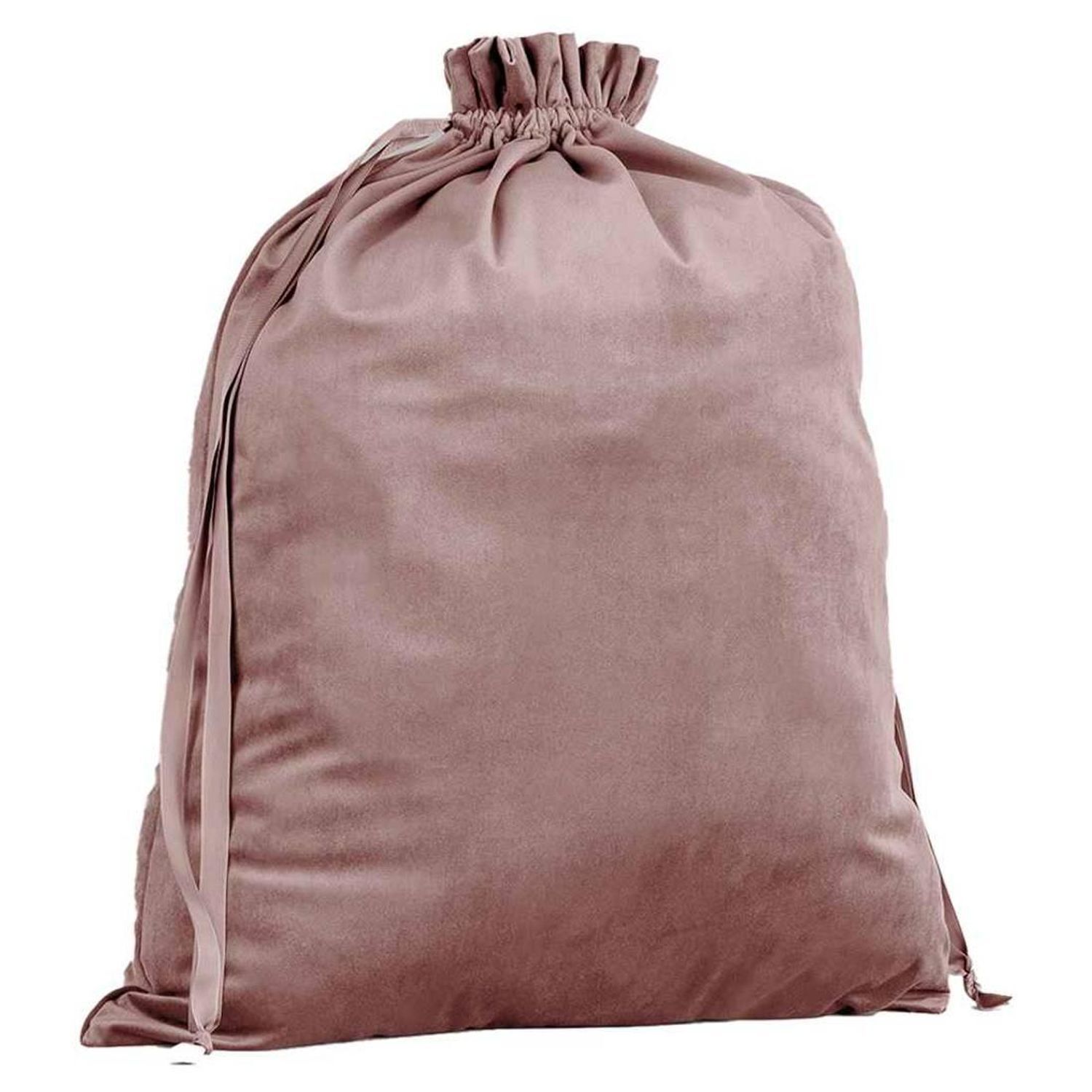 Bagbase Plain Velvet Gift Bag - Rose Quartz