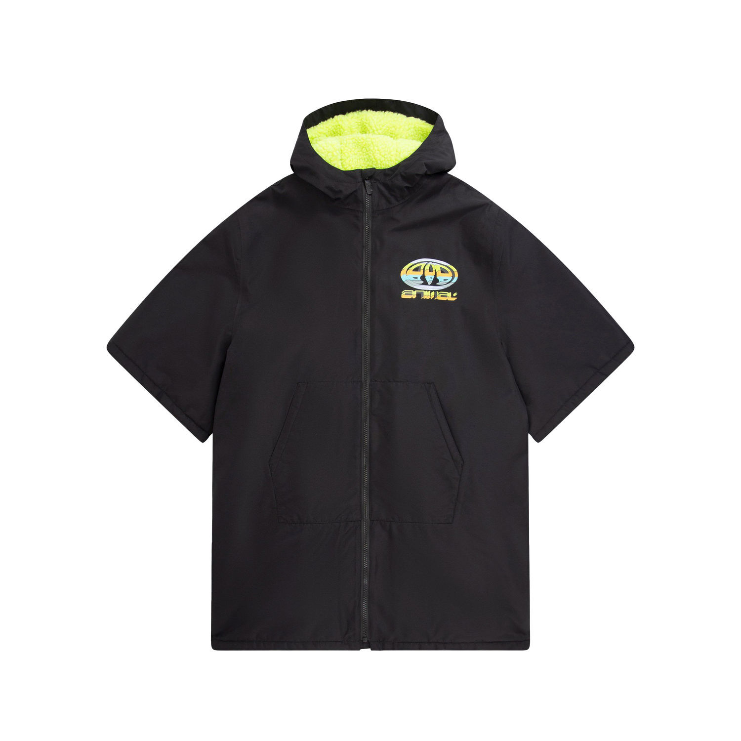 Animal Childrens/Kids Misty Recycled Waterproof Beach Parka - Black / S