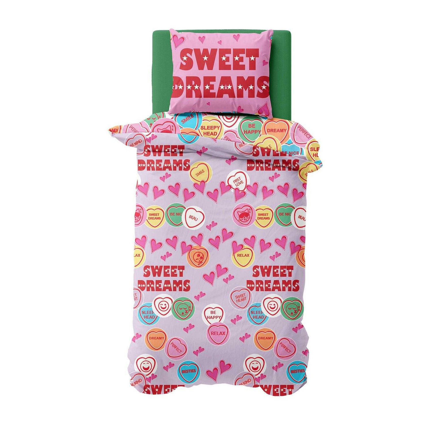 K Collection Sweet Dreams Rotary Panel Duvet Set - Multicoloured / Double
