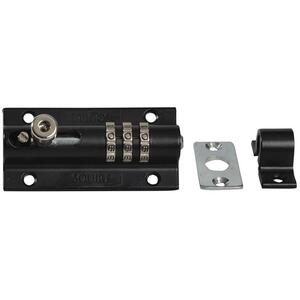 Henry Squire 3-Wheel Re-Codeable Combibolt Lock Black