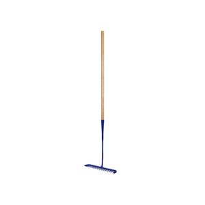 Faithfull Tarmac Rake 16 Round Teeth - Wooden Handled