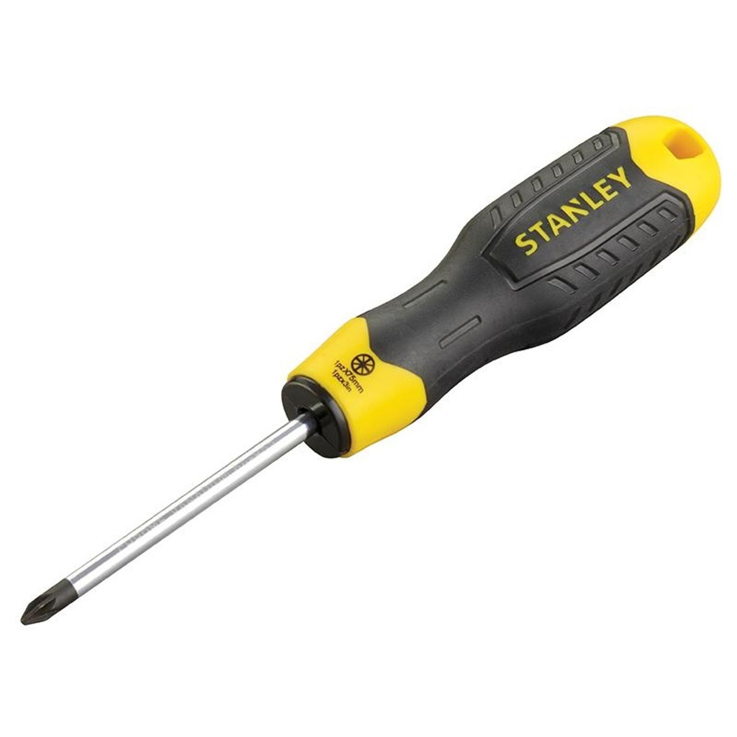 Stanley Hand Tools Cushion Grip Screwdriver, Pozidriv - Multi Colour