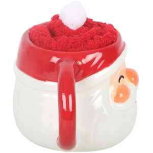 Jolly Santa Christmas Mug and Socks Set