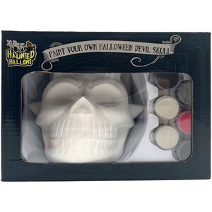 Paint Your Own Halloween Devil Skull Kit