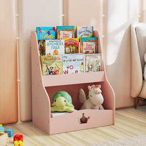 Montessori 3-Tier Kids Bookshelf