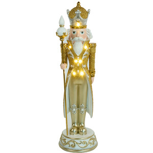 White and Gold Nutcracker
