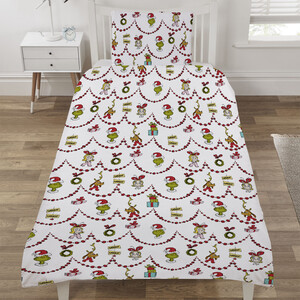 The Grinch Christmas Is Coming Duvet Set