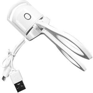 Electric Heated Eyelash Curler USB Rechargeable White TypeC