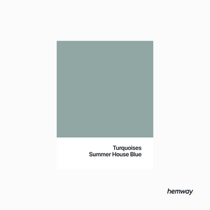 Hemway Chalk Paint Flat Matt Summer House Blue 1L