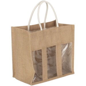 Six Bottle Jute Bag