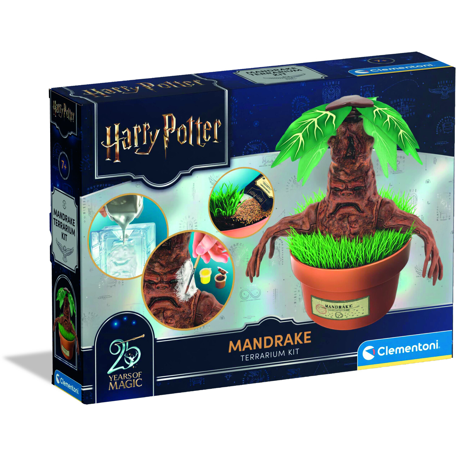 Clementoni Harry Potter Mandrake Terrarium Kit Create Your Own - Blue